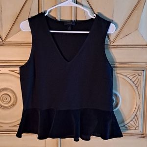 J Crew Peplum ruffle blouse